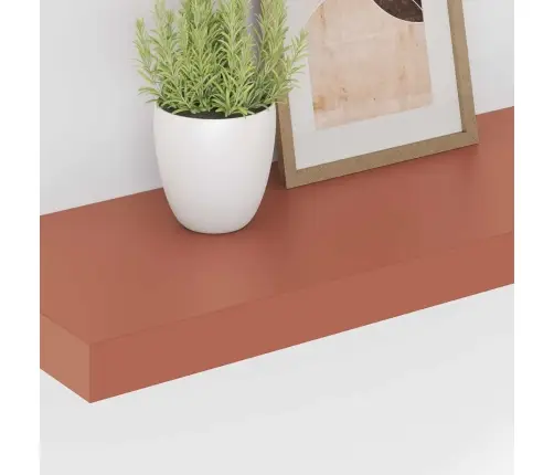 Sieninė Lentyna Raudona 50 X 23 X 4 Cm Apdirbta Mediena