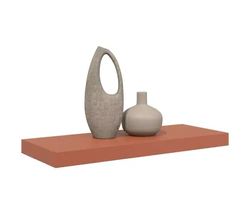 Sieninė Lentyna Raudona 50 X 23 X 4 Cm Apdirbta Mediena