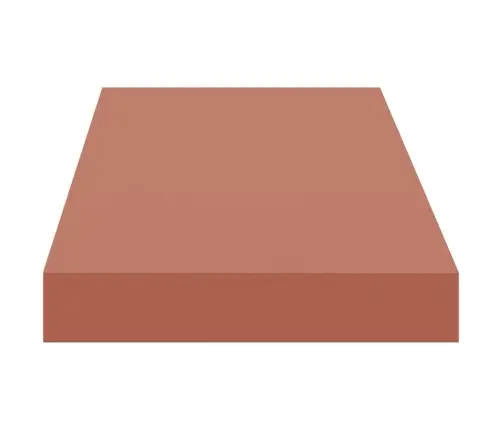 Sieninė Lentyna 2 Pcs Raudona 80 X 23,5 X 4 Cm Apdirbta Mediena