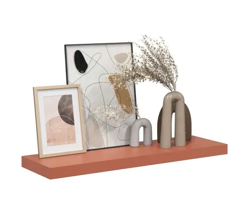 Sieninė Lentyna 4 Pcs Raudona 90 X 23,5 X 4 Cm Apdirbta Mediena