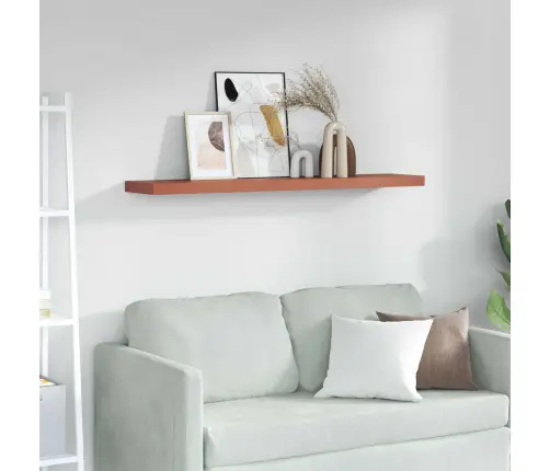 Sieninė Lentyna Raudona 120 X 23,5 X 4 Cm Apdirbta Mediena