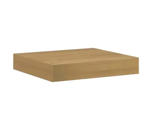 Sienas Plaukts 4 Pcs Brūna 23 X 23,5 X 4 Cm Inženierijas Koks Vidaxl