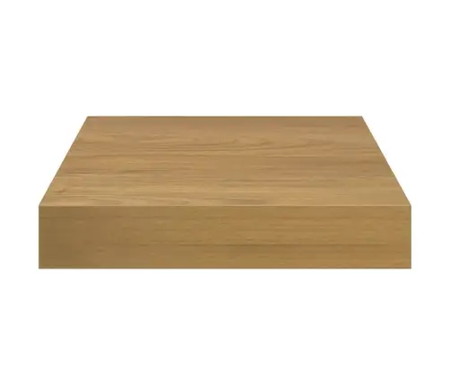 Sienas Plaukts 4 Pcs Brūna 23 X 23,5 X 4 Cm Inženierijas Koks Vidaxl