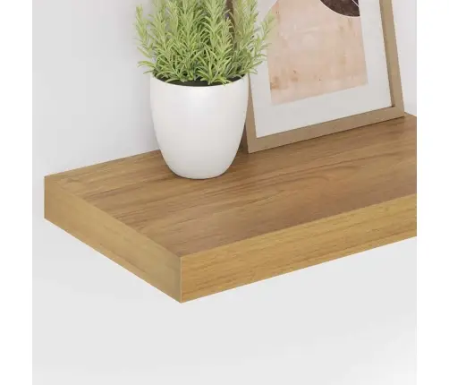 Seinariiul Ladustamisega 4 Pcs Pruun 40 X 23,5 X 4 Cm Tehispuit