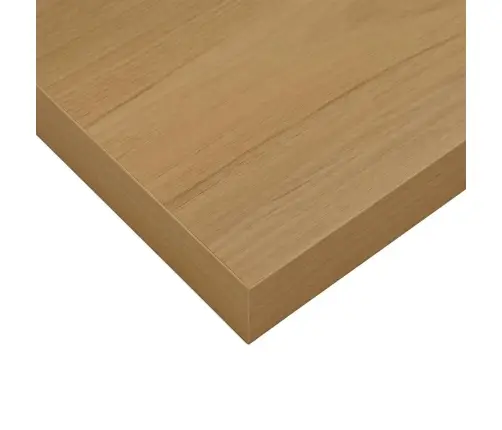 Sienas Plaukts Brūna 50 X 23 X 4 Cm Inženierijas Koks Vidaxl