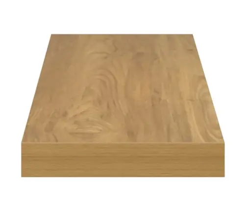 Sienas Plaukts Brūna 50 X 23 X 4 Cm Inženierijas Koks Vidaxl