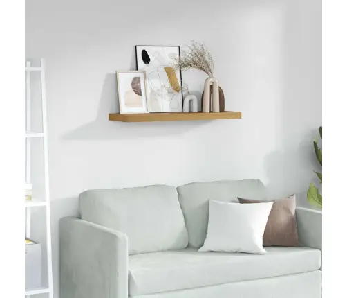 Sieninė Lentyna Ruda 90 X 23,5 X 4 Cm Apdirbta Mediena