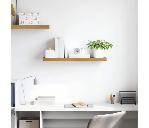 Sieninė Lentyna Ruda 90 X 23,5 X 4 Cm Apdirbta Mediena