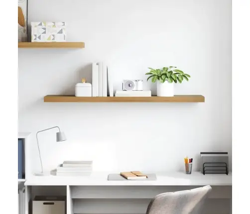 Sienas Plaukts Brūna 120 X 23,5 X 4 Cm Inženierijas Koks Vidaxl