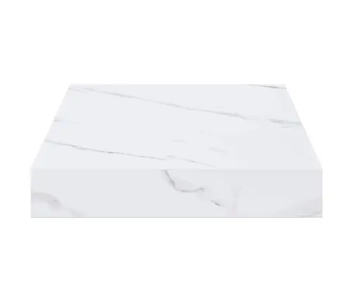 Sienas Plaukts 4 Pcs Balts Marmors 40 X 23,5 X 4 Cm Vidaxl