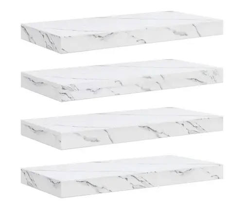 Seinariiul 4 Pcs Valge Marmor 50 X 23,5 X 4 Cm Tehispuit