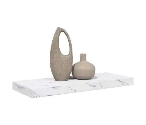 Seinariiul Ladustamisega Valge Marmor 50 X 23 X 4 Cm Tehispuit