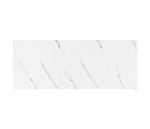 Sienas Plaukts 2 Pcs Balts Marmors 60 X 23,5 X 4 Cm Vidaxl