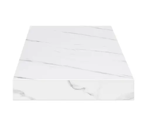 Sienas Plaukts 2 Pcs Balts Marmors 90 X 23,5 X 4 Cm Vidaxl