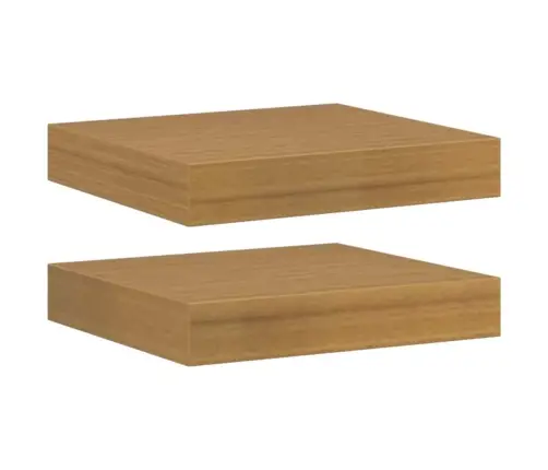 Seinariiul Ladustamisega 2 Pcs Beež 23 X 23,5 X 4 Cm Tehispuit
