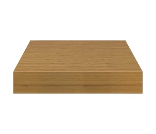 Sienas Plaukts 4 Pcs Bēša 23 X 23,5 X 4 Cm Inženierijas Koks Vidaxl