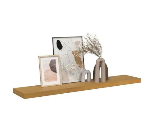 Sieninė Lentyna Smėlio 120 X 23,5 X 4 Cm Apdirbta Mediena