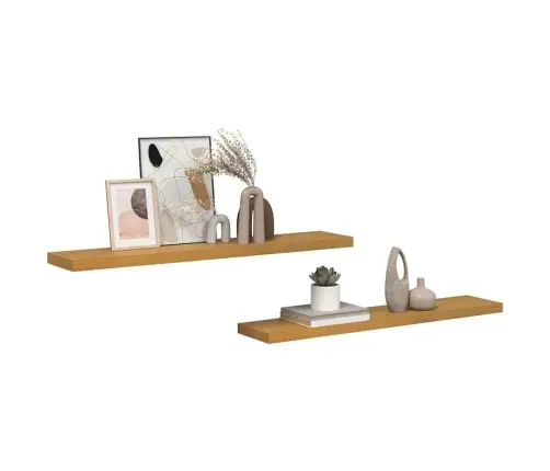 Seinariiul Ladustamisega 2 Pcs Beež 120 X 23,5 X 4 Cm Tehispuit