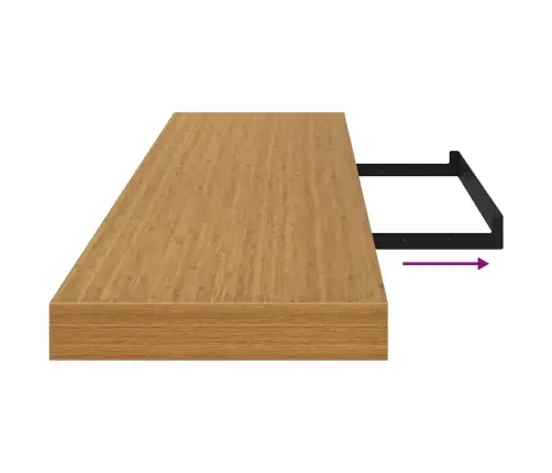 Sienas Plaukts 4 Pcs Bēša 120 X 23,5 X 4 Cm Inženierijas Koks Vidaxl