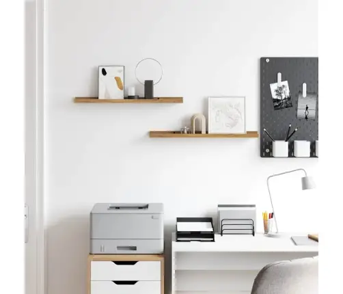 Seinariiul Riiuliga 2 Pcs Pruun 60 X 9 X 3 Cm Tehispuit