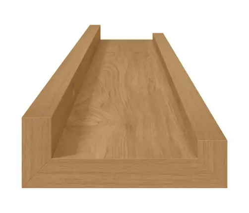 Seinariiul Riiuliga 2 Pcs Pruun 60 X 9 X 3 Cm Tehispuit