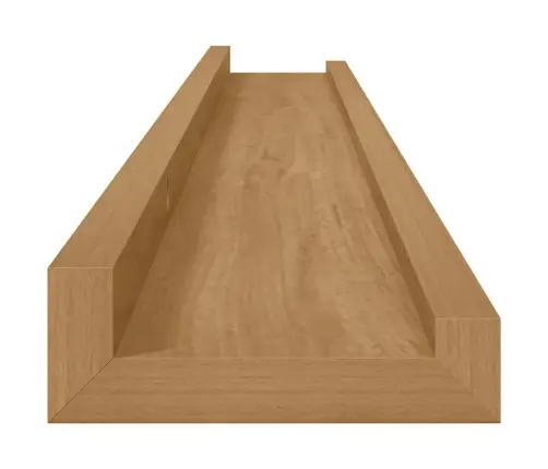 Seinariiul Riiuliga 2 Pcs Pruun 80 X 9 X 3 Cm Tehispuit