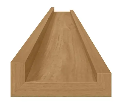 Sienas Plaukts 4 Pcs Brūna 115 X 9 X 3 Cm Inženierijas Koks Vidaxl