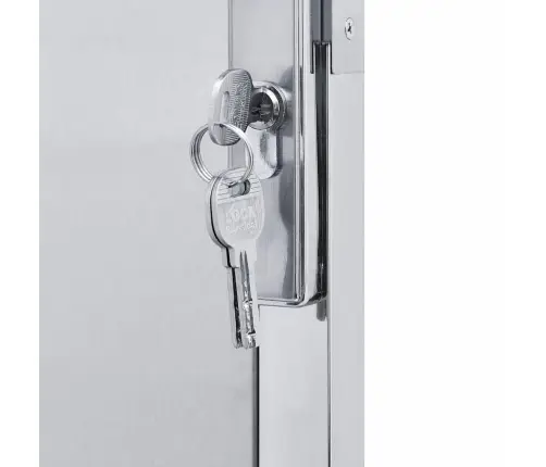 Aia Aed Lukuga Hõbedane 100 X 75 Cm Roostevaba Teras