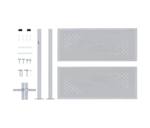 Aia Aed Lukuga Hõbedane 100 X 75 Cm Roostevaba Teras