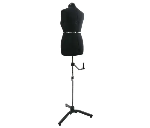 Regulējama Kleitu Forma Sievietēm Melna M Samts Vidaxl