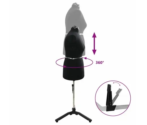 Reguleeritav Kleidi Kuju Naistele Must L Samet