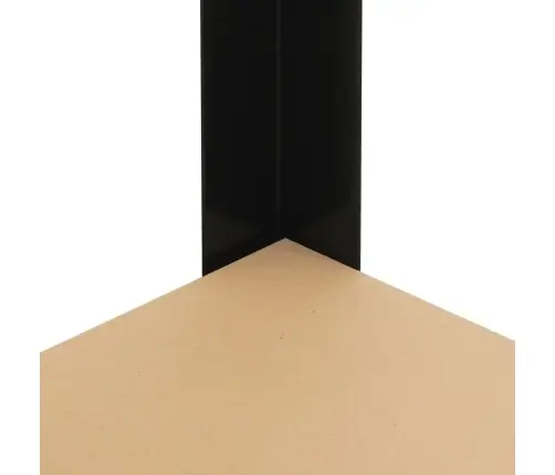 Töötoolid Riiuliga Must 81 X 41 X 145 Cm Tehispuit