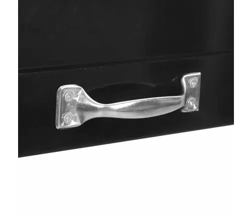 Darbo Suolai Su Stalčių Juoda 81 X 41 X 145 Cm Apdirbta Mediena