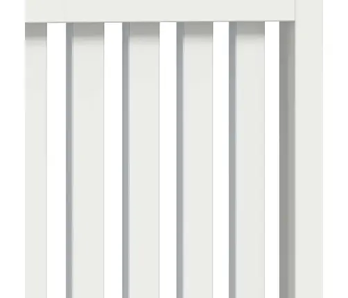 Radiatora Vāks Augsta Spīduma Baltā Krāsa 78 X 19 X 81,5 Cm Vidaxl