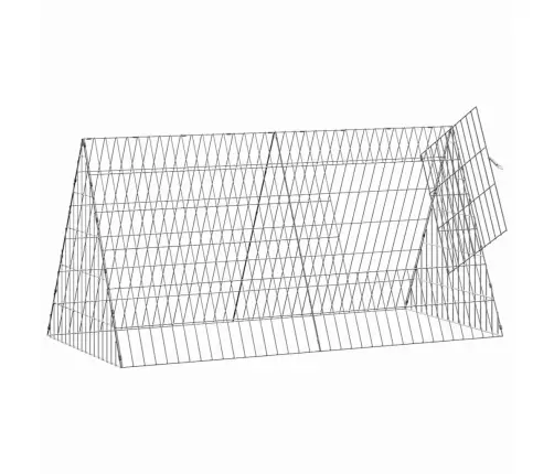Truša Būris Sudraba 650 X 55 X 55 Cm Cinkots Tērauds Vidaxl