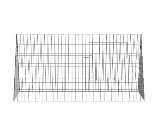 Truša Būris Sudraba 650 X 55 X 55 Cm Cinkots Tērauds Vidaxl