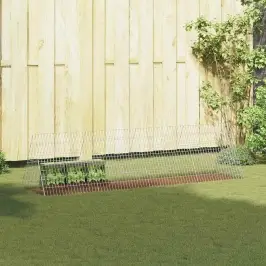 Truša Būris Sudraba 650 X 55 X 55 Cm Cinkots Tērauds Vidaxl Truša Būris Sudraba 650 X 55 X 55 Cm Cinkots Tērauds Vidaxl