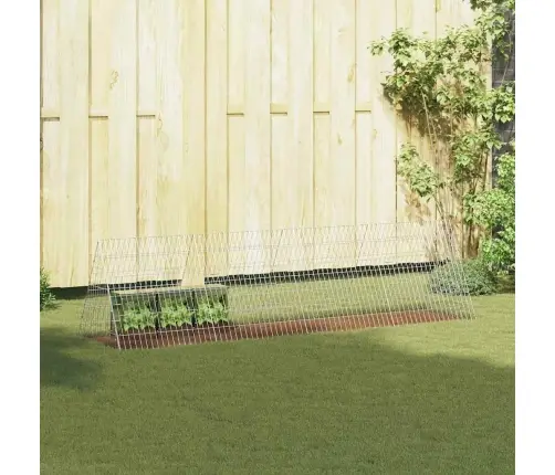 Truša Būris Sudraba 650 X 55 X 55 Cm Cinkots Tērauds Vidaxl