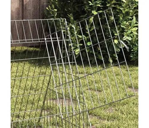 Truša Būris Sudraba 650 X 55 X 55 Cm Cinkots Tērauds Vidaxl