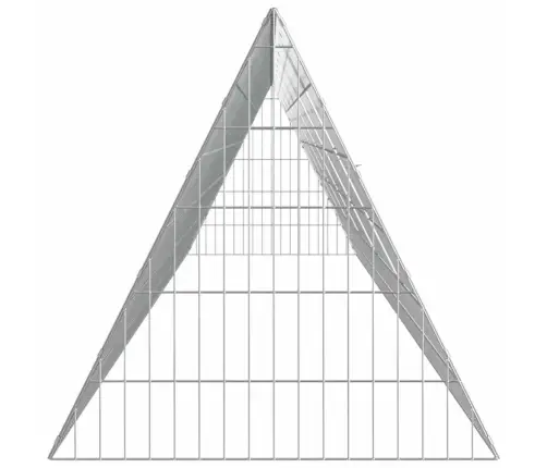 Truša Būris Sudraba 650 X 55 X 55 Cm Cinkots Tērauds Vidaxl