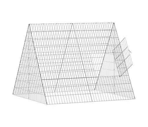Truša Būris Sudraba 215 X 100 X 85 Cm Cinkots Tērauds Vidaxl