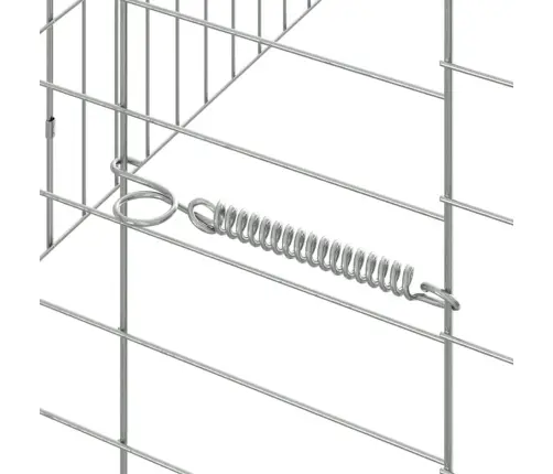 Truša Būris Sudraba 400 X 78 X 78 Cm Cinkots Tērauds Vidaxl