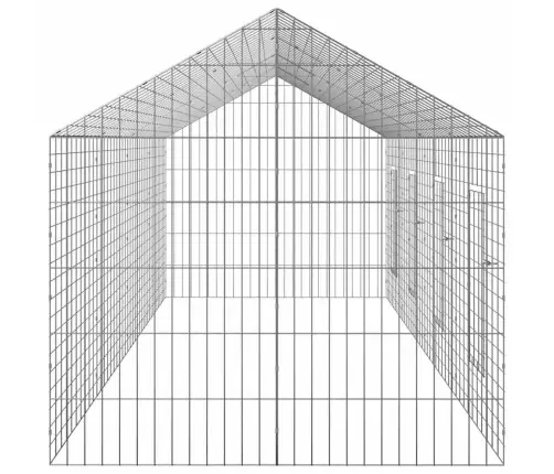 Truša Būris Sudraba 400 X 78 X 78 Cm Cinkots Tērauds Vidaxl