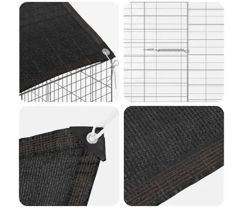 Truša Būris Sudraba 400 X 78 X 78 Cm Cinkots Tērauds Vidaxl