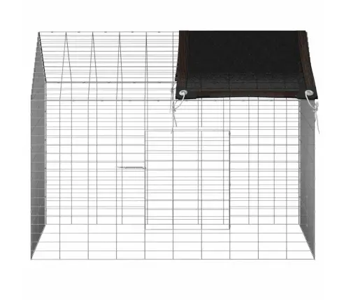 Truša Būris Sudraba 400 X 78 X 78 Cm Cinkots Tērauds Vidaxl