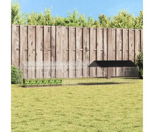 Truša Būris Sudraba 400 X 78 X 78 Cm Cinkots Tērauds Vidaxl