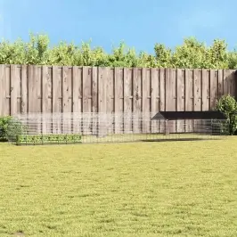 Truša Būris Sudraba 400 X 78 X 78 Cm Cinkots Tērauds Vidaxl Truša Būris Sudraba 400 X 78 X 78 Cm Cinkots Tērauds Vidaxl