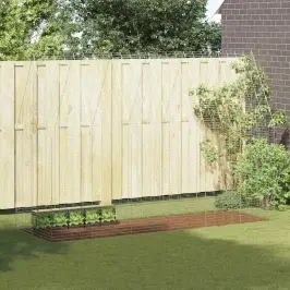 Truša Būris Sudraba 300 X 100 X 210 Cm Cinkots Tērauds Vidaxl