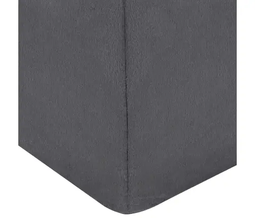 Kājas Spilvens Vienkrāsains Pelēka Vidaxl