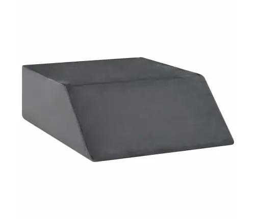 Kājas Spilvens Vienkrāsains Pelēka Vidaxl